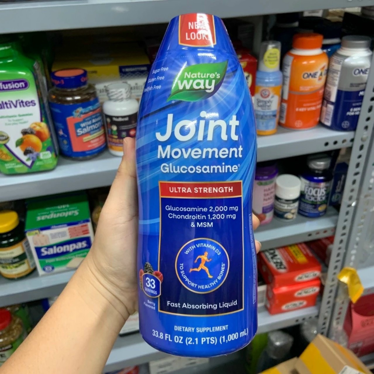 GLUCOSAMINE DẠNG NƯỚC WELLESSE JOINT MOVEMENT LIQUID GLUCOSAMINE 1000ML